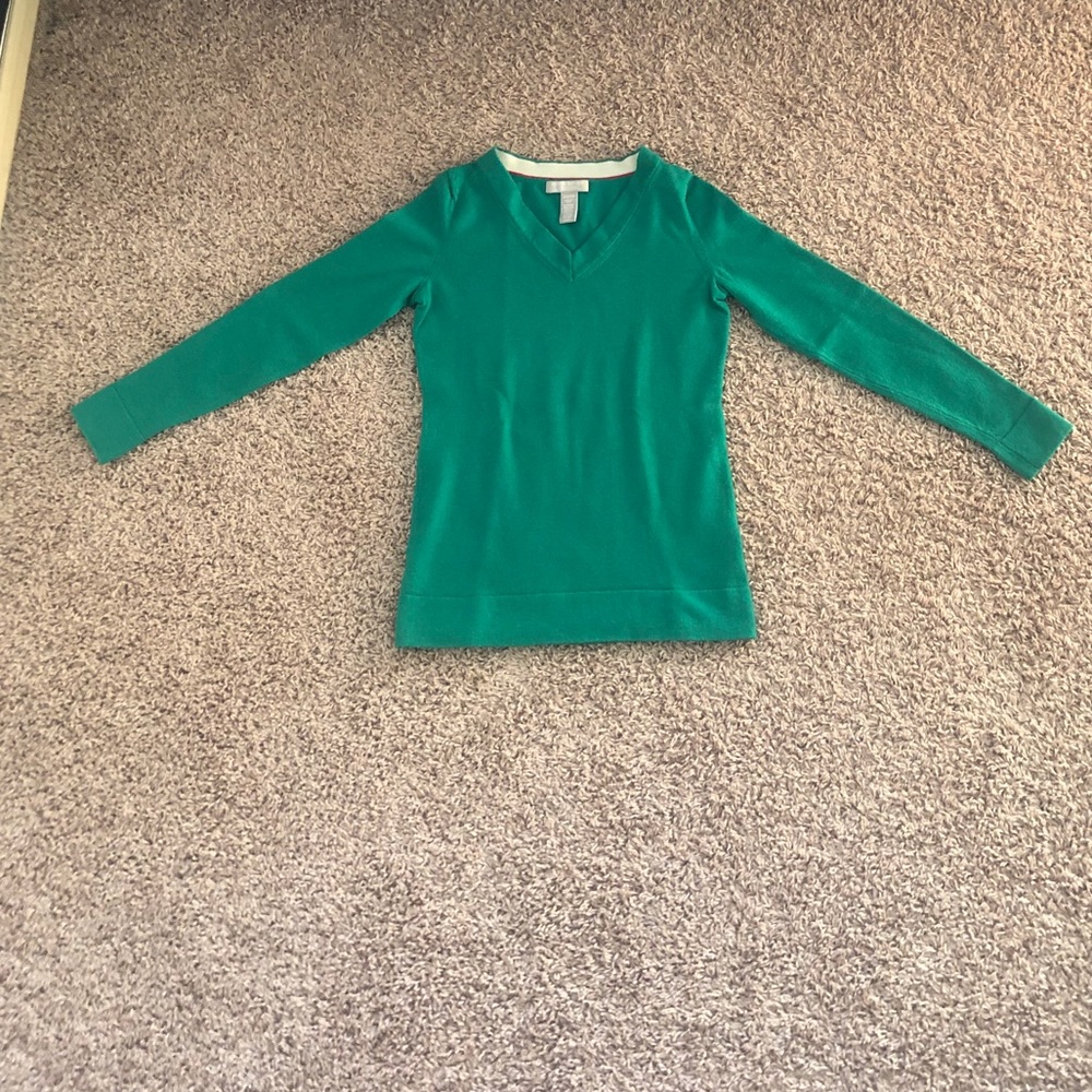 🏵(2 for $7) 🏵 BR, Merino Wool, V neck sweater